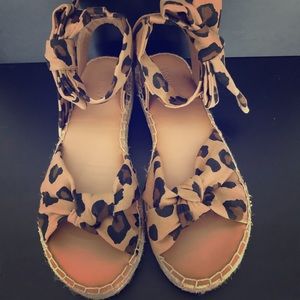 Old navy leopard sandals